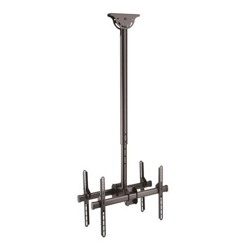 StarTech Dual TV Ceiling Mount - Back-to-Back Adjustable Mount -75" TVs