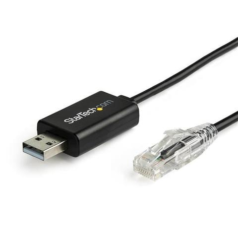 StarTech 6 ft / 1.8 m Cisco USB Console Cable - USB to RJ45 - 460Kbps