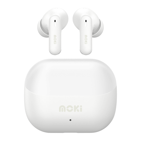 Moki MokiPods True Wireless Earphones - White