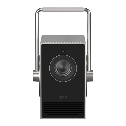 LG CineBeam Q Mini 4K UHD RGB Laser Smart Portable Mini Projector with 120-inch Screen Support