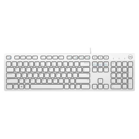 Dell KB216 Wired Multimedia Keyboard - White