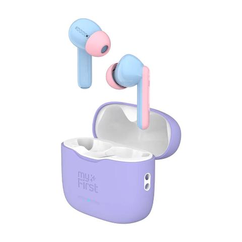myFirst CareBuds True Wireless Stereo Earphones for Kids - Cotton Candy