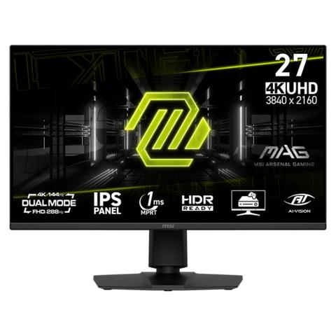 MSI MAG 275UPD E14 27" Dual Mode 144Hz 4K/288Hz FHD 1ms HDR Adaptive Sync IPS Gaming Monitor