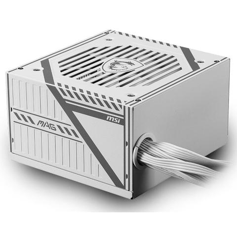 MSI MAG A650BNL 650w 80+ Bronze Non Modular Power Supply - White