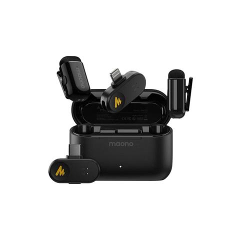 MAONO WAVE T1 MINI Wireless Microphone (2 MICS) (Lightning and Type-C Combo Version)