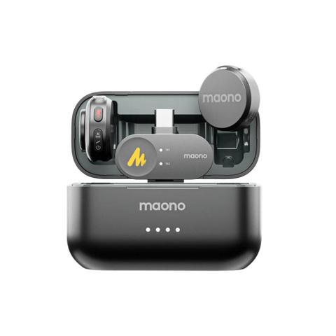 MAONO WAVE T5 Wireless Lavalier Microphone (2 MICS) (Camera, Lightning and Type-C)