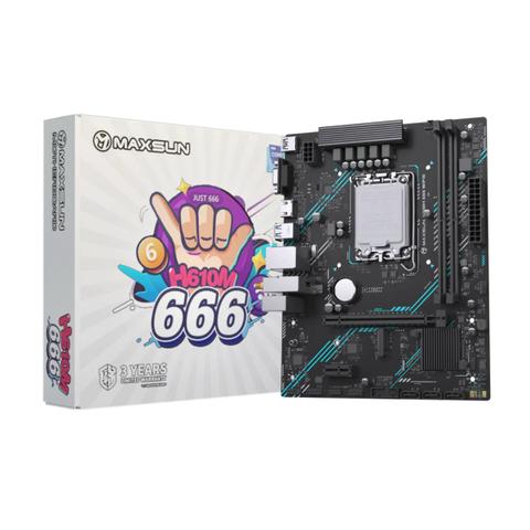 MaxSun MS-H610M 666 WIFI6 LGA 1700 M-ATX Motherboard