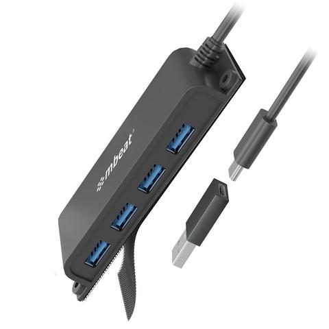 Mbeat Mountable 4-Port USB-C Hub