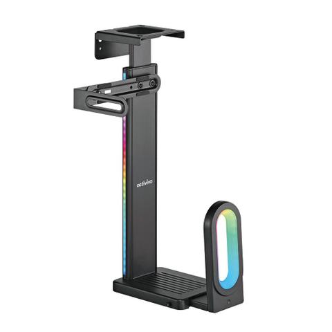 mbeat activivia RGB Ultra-Wide Adjustable Wall & Under-Desk Gaming PC Mount