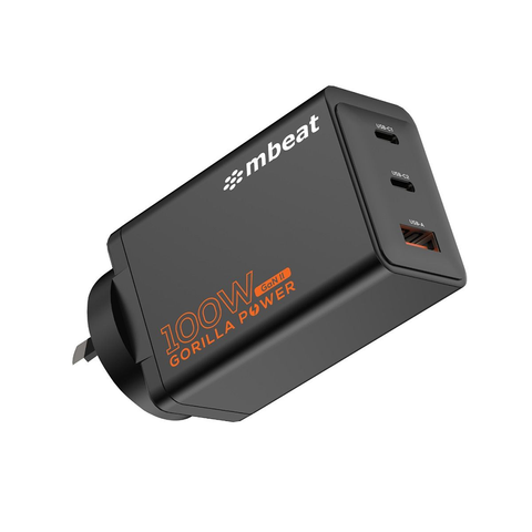 Mbeat Gorilla Power PD 100W GaN II USB-C Charger