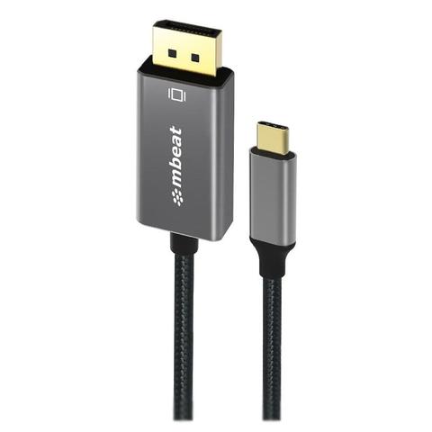 Mbeat Toughlink 1.8m 4K USB-C to Display Port Cable
