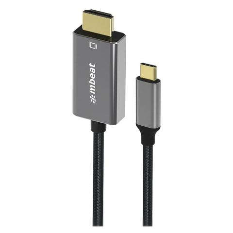 Mbeat Tough Link 1.8m 4K USB-C to HDMI Cable (Space Grey)
