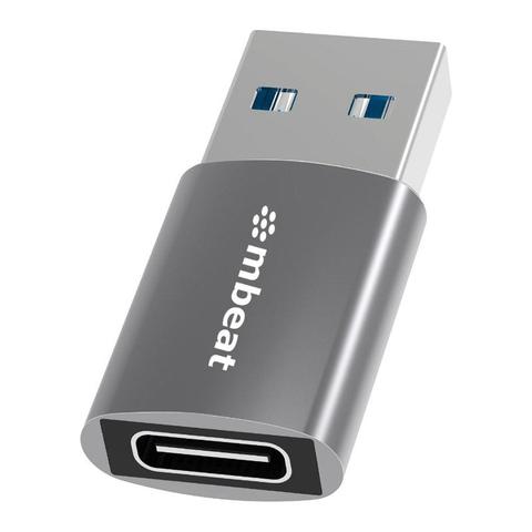 Mbeat Elite USB 3.0 (Male) to USB-C (Female) Adapter (Space Grey)