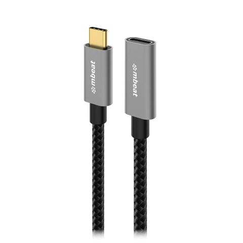 mbeat ToughLink USB 3.2 Gen2 USB-C Extension Cable - 4K Video, 100W PD