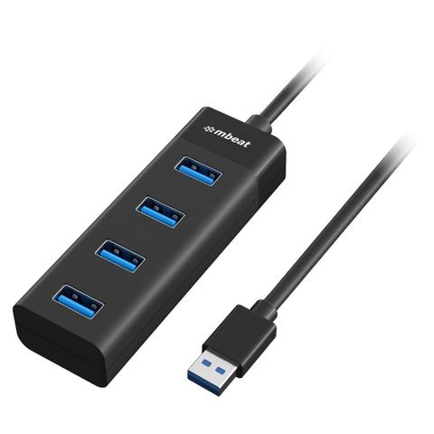 Mbeat 4-Port USB 3.0 Hub (Black)