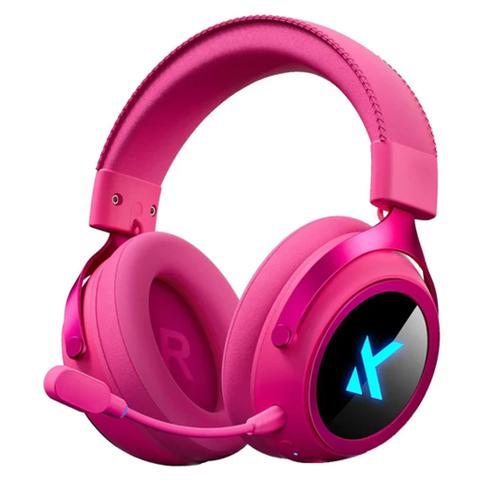 MCHOSE X9 Wireless Gaming Headset - Rose Red