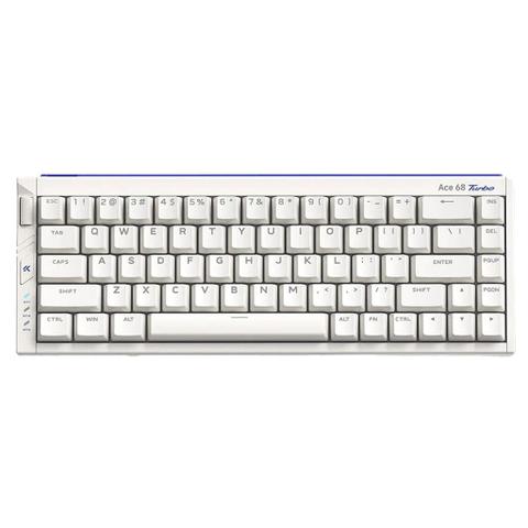 MCHOSE Ace 68 Turbo Hot-Swappable Hall Effect Magnetic Nova White Mechanical Keyboard - Mount Tai Magnetic Switch GT