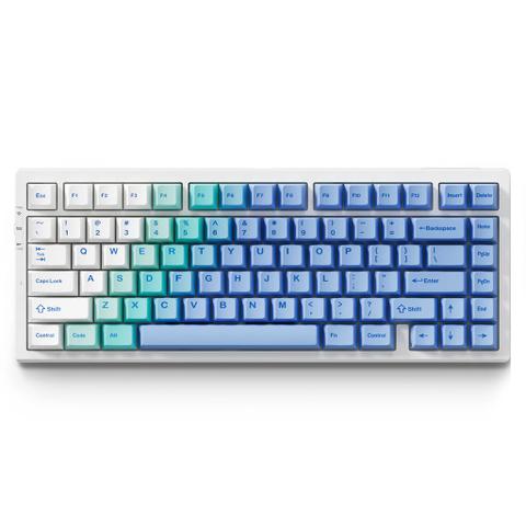 MCHOSE G75 Pro Hot-Swappable RGB Arctic Snow Wireless Mechanical Keyboard - Matcha Latte Switch