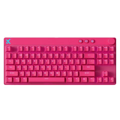 MCHOSE Mix 87 Hot-Swappable Hall Effect Magnetic Rose Gaming Keyboard - Apollo Magnetic Switch