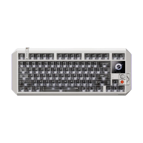 MelGeek Centauri 80 Magnetic HE Wired Gaming Keyboard - TTC Flip King of Magnetic White Switch