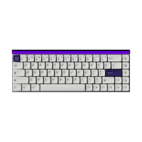 MelGeek MADE68 AIR Low-profile Magnetic Switch Gaming Keyboard - Purple