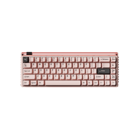 MelGeek MADE68 Pro DIY Magnetic Gaming Keyboard - Pink
