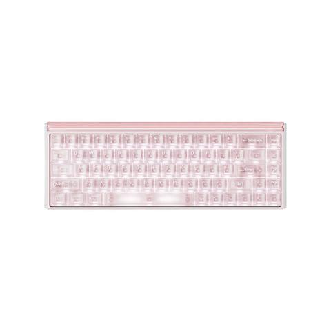 MelGeek MADE68 Ultra V2 Wired Keyboard - Bloom Pink - Flip King Magnetic Switch