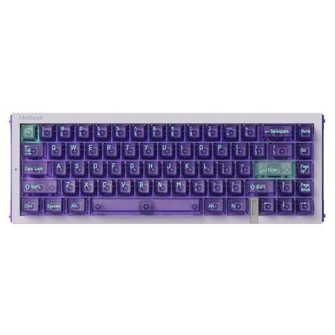 MelGeek REAL67 Magnetic HE Potassium Purple Wired Keyboard - TTC Sacred Heart KOM Switch