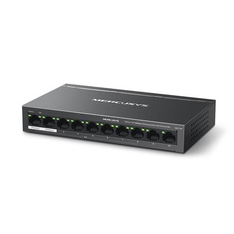 Mercusys MS110P 10-Port 10/100Mbps Desktop Switch with 8-Port PoE+