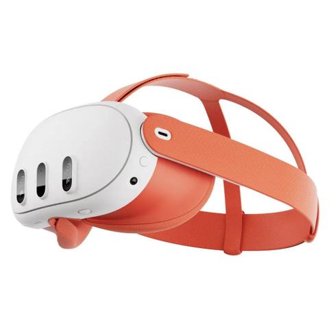 Meta Quest 3 Facial Interface and Head Strap - Blood Orange