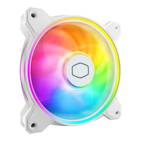 Cooler Master MF120 Halo 2 Dual Loop ARGB 120mm Case Fan - White