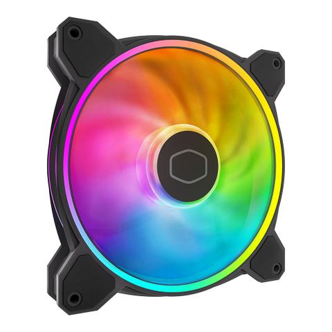 Cooler Master MF140 Halo 2 Dual Loop ARGB 140mm Case Fan - Black