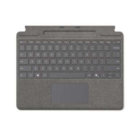 Microsoft Surface Pro 13" Keyboard with Pen Storage for Business - Platinum