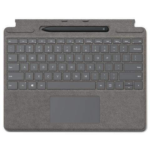 Microsoft Surface Pro X Signature Keyboard Cover with Slim Pen - Concrete