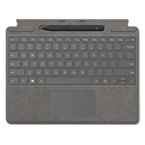Microsoft Surface Pro Keyboard (11th Edition) with Slim Pen 2 (Platinum)