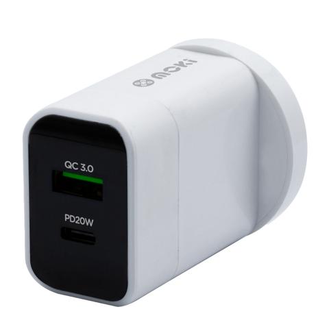Moki ACC-CHPD20 20W PD + QC 3.0 Dual USB Fast Wall Charger
