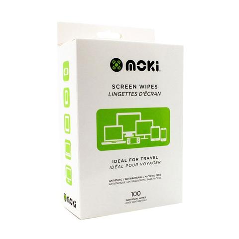 Moki Screen Clean Disposable Wipes - 100 Wipes