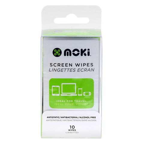 Moki Screen Clean Disposable Wipes - 10 Wipes