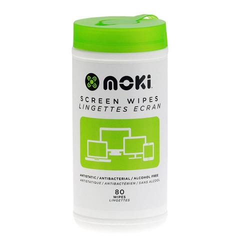 Moki Screen Clean Disposable Wipes - 80 Wipes
