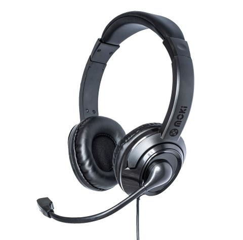 Moki USB Stereo Headset With Boom Microphone
