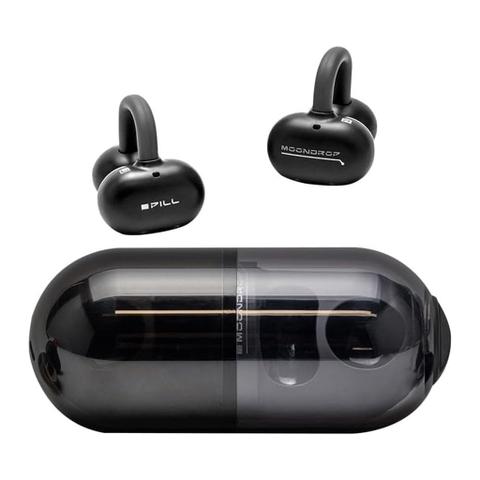 MOONDROP Pill OWS Open-Ear ENC Wireless Earbuds (Black)