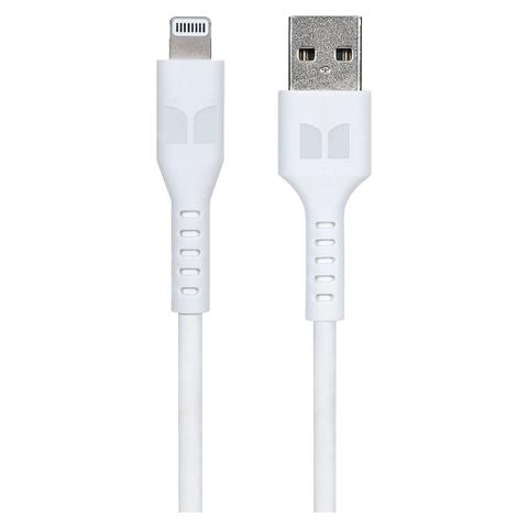 Monster 1.2m Lightning to USB-A TPE Cable - White