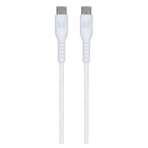 Monster 1.2m USB-C to USB-C TPE Cable - White