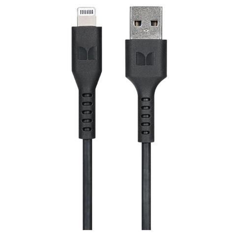 Monster 2m Lightning to USB-A TPE Cable - Black