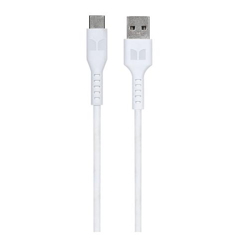 Monster 2m USB-C to USB-A TPE Cable - White