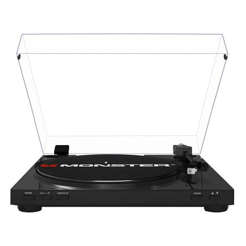 Monster 2-Speed Auto-Return Turntable - Black