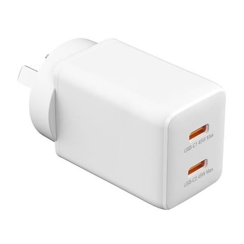 Monster Extreme GaN 45W Dual USB-C Fast Wall Charger