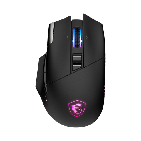MSI VERSA PRO Wireless RGB Optical Gaming Mouse - Black