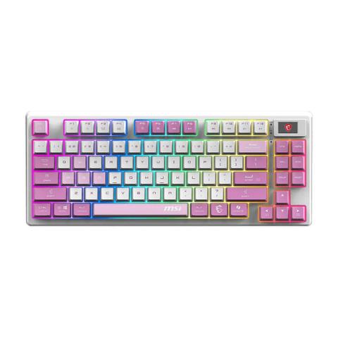 MSI FORGE GK600 TKL Wireless Keyboard - Violet