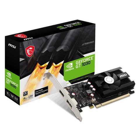 MSI GeForce GT 1030 Low Profile OC 4GB Video Card